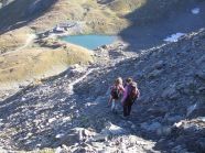 Lago Verde en descendant le col St Martin